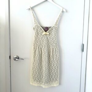 Free People Lace Overlay Dress S/P Good Condition